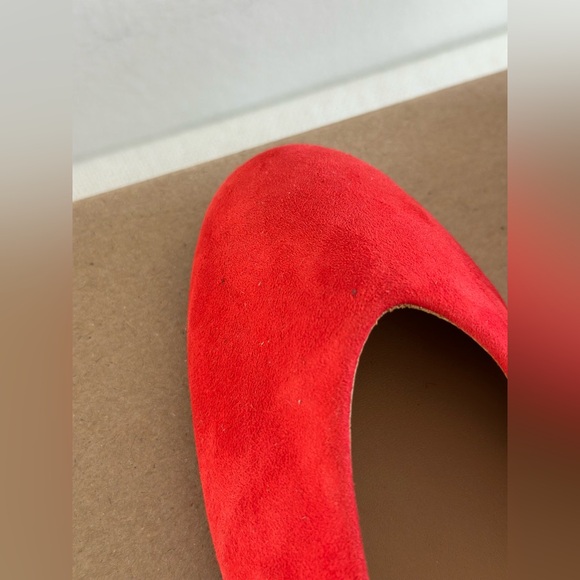 Madewell The Remy Mary Jane Flat in Bandana Red, size 8 1/2 - Picture 9 of 14